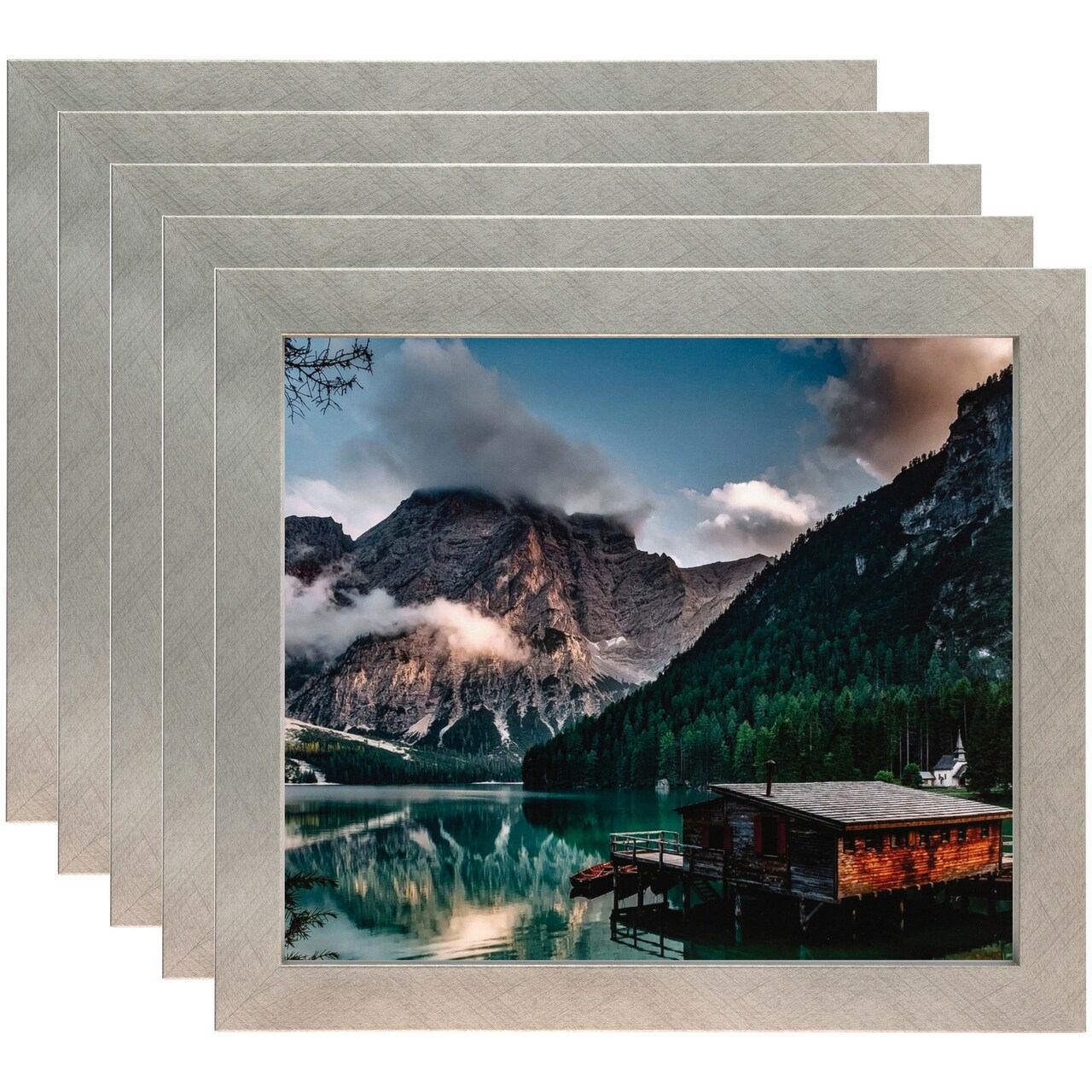 ArtToFrames 12x16 Inch Modern Picture Frame, Multi Pack, Comes with Regular Glass (WOMPack-46-12x16)